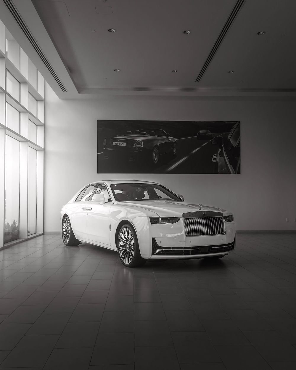 The showroom floor